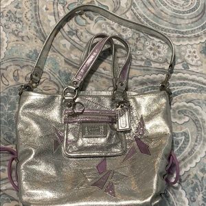 Limited edition Poppy Coach purse